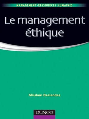 cover image of Le management éthique